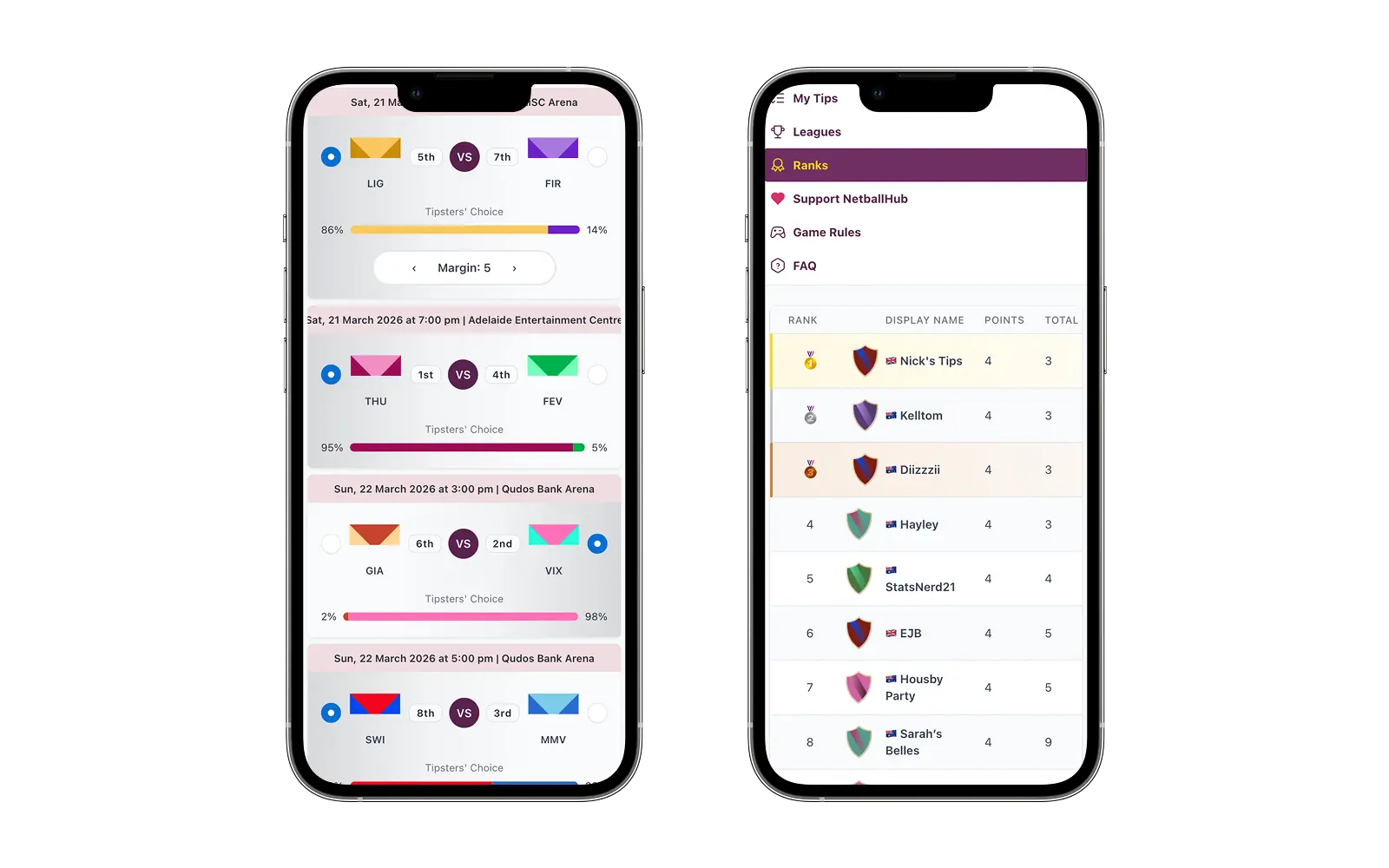 Mobile tipping interface